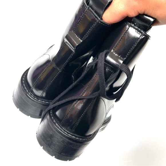 ALLSAINTS Lira boots Size 37 US 7 Black patent leather - Picture 5 of 14